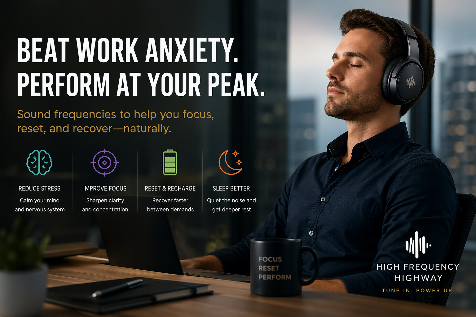 Your Brain on Deadlines: Why Work Anxiety Is Getting Worse and the Sound-Based Reset Professionals Are Using
