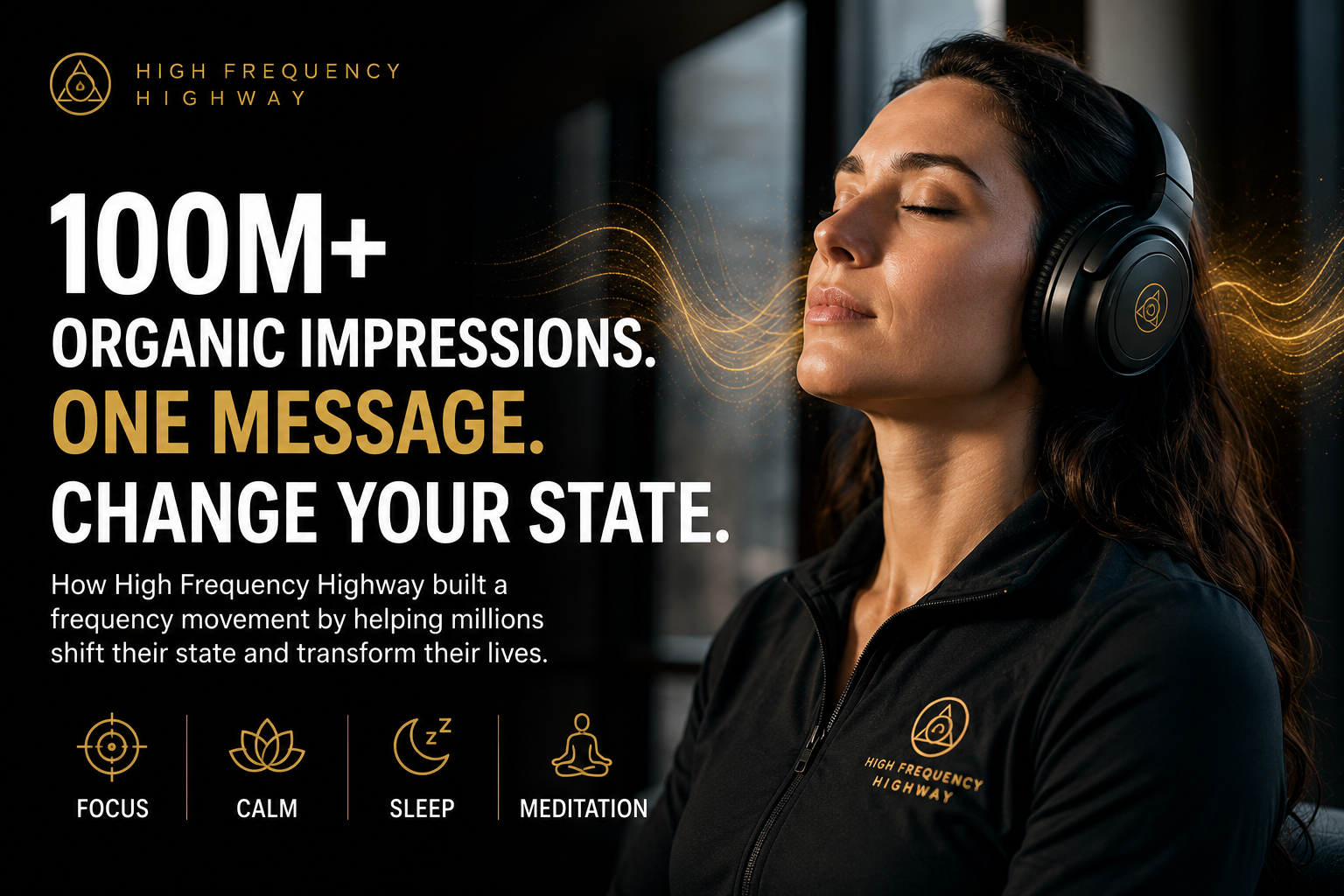 How High Frequency Highway Reached 100M+ Organic Impressions With One Message: Change Your State