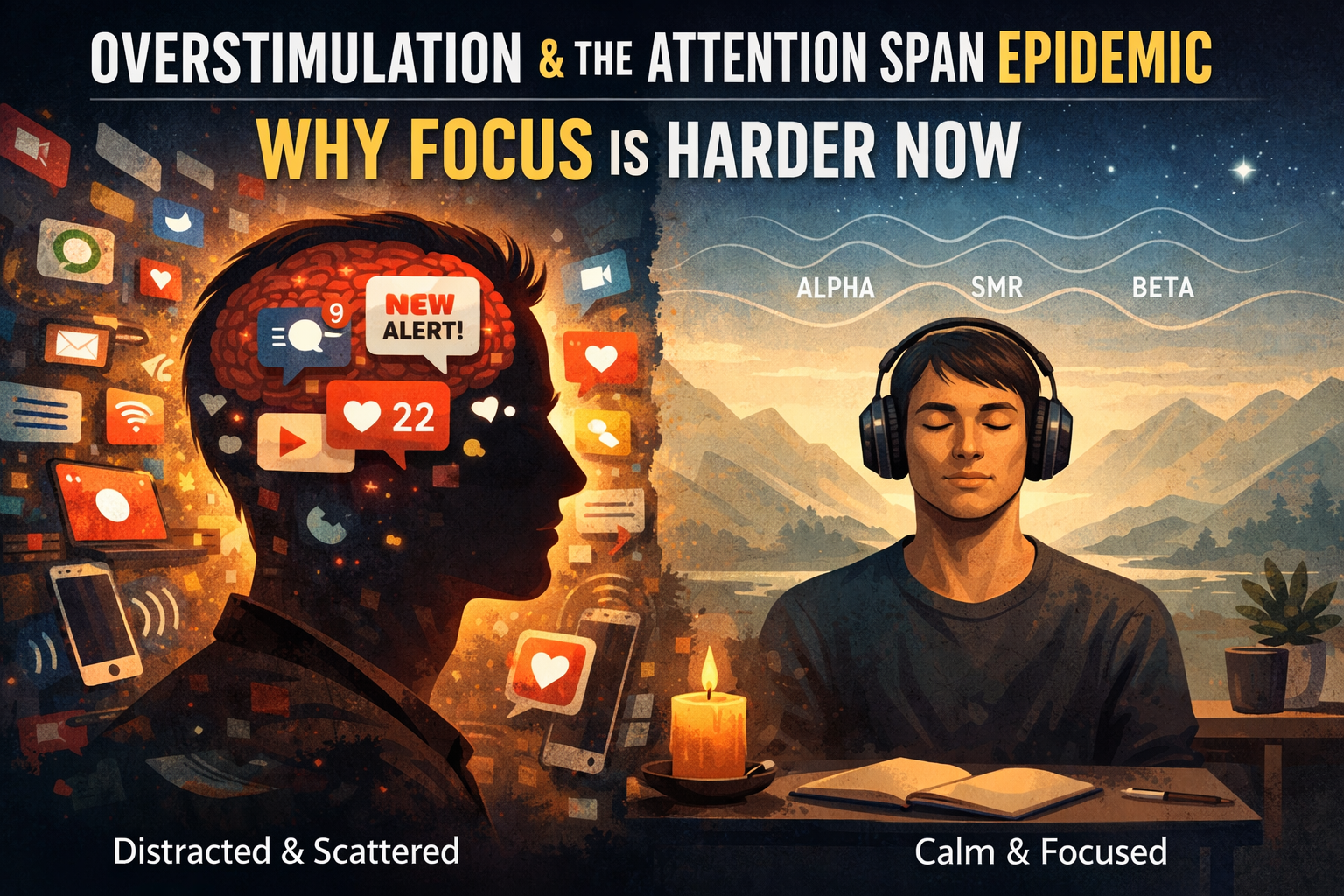 ADHD and the Attention Span Epidemic: Why Overstimulation Makes Focus Harder