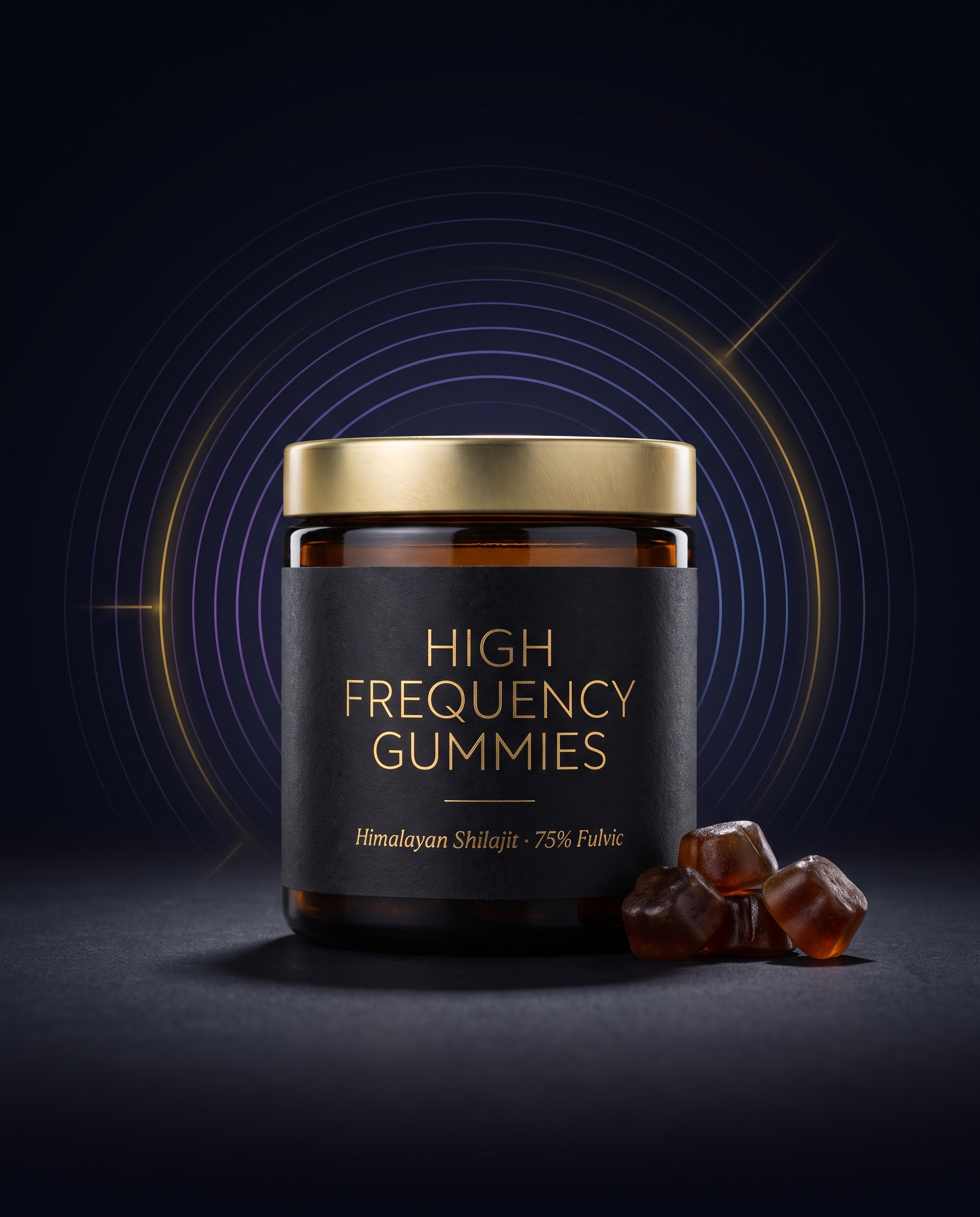 High Frequency Tamarind Multivitamin Gummies Infused with Sacred Shilajit