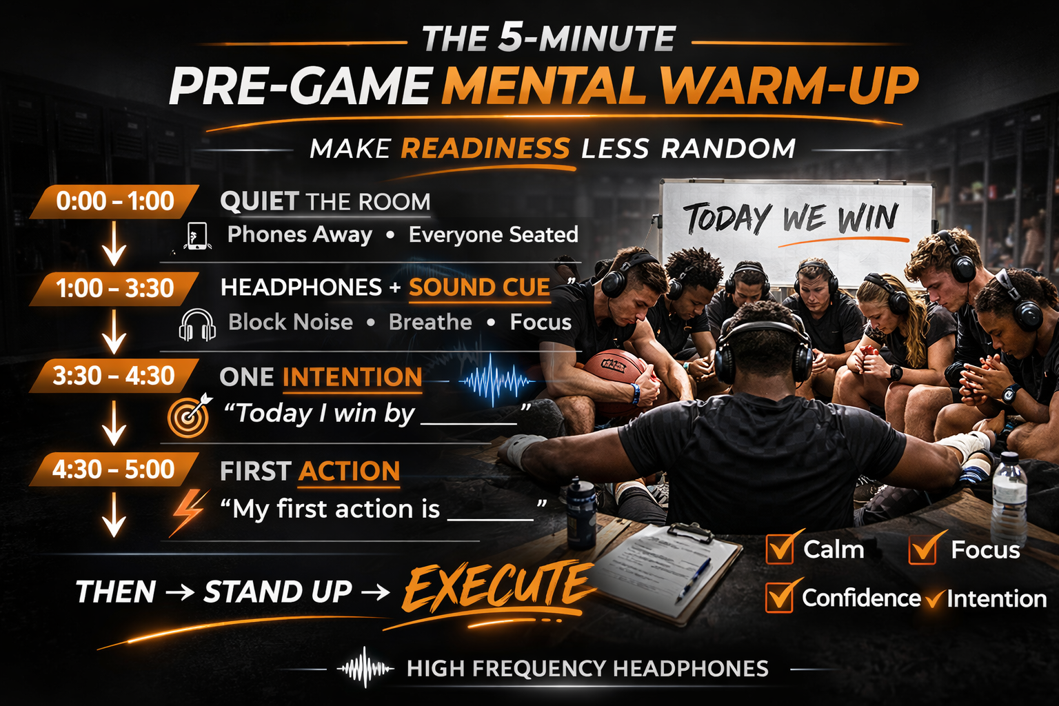The 5-Minute Pre-Game Mental Warm-Up (A Team-Wide Protocol)