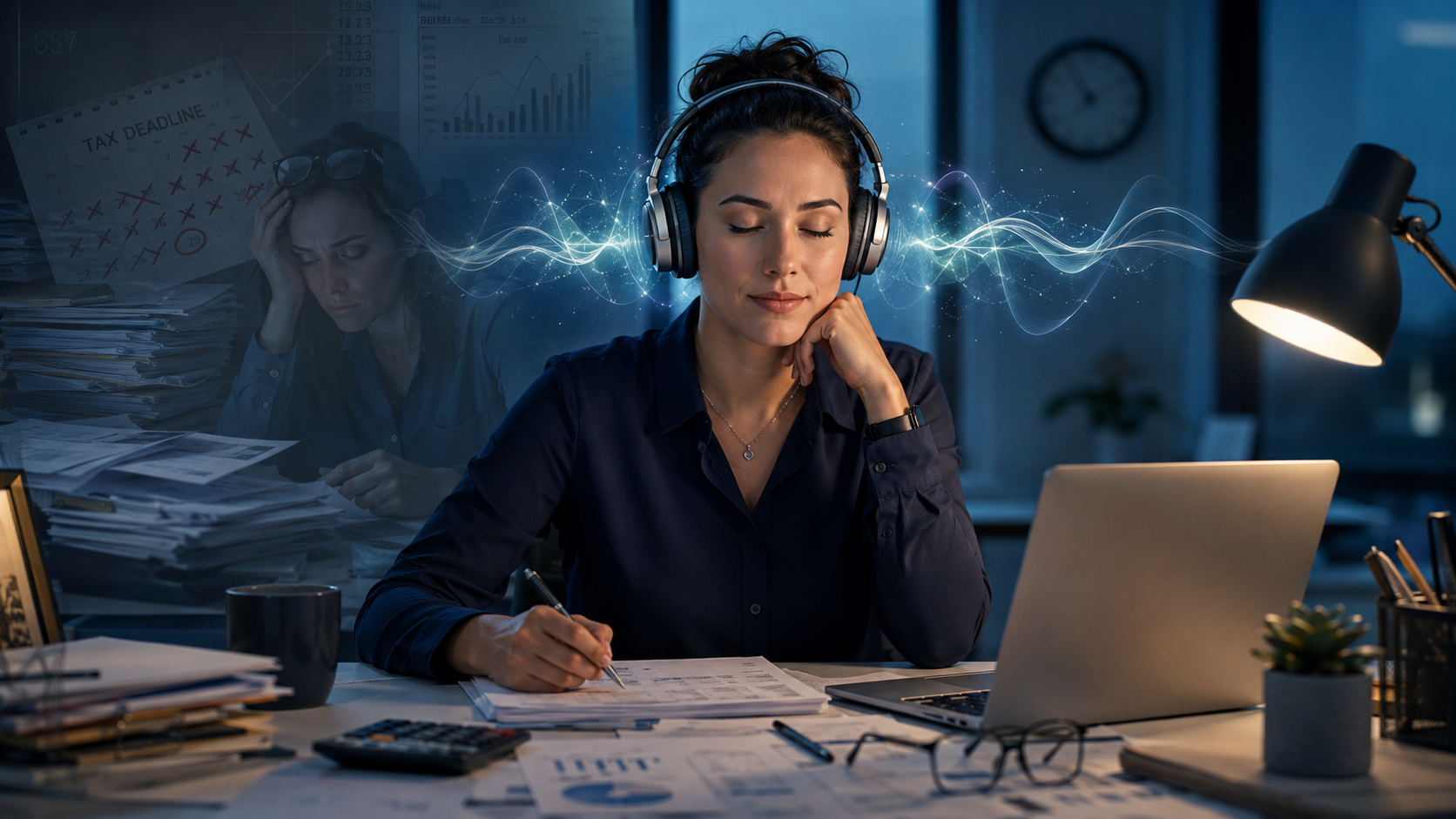 Tax Season Brain: How Accountants Can Use Sound to Recover From Deadline Pressure