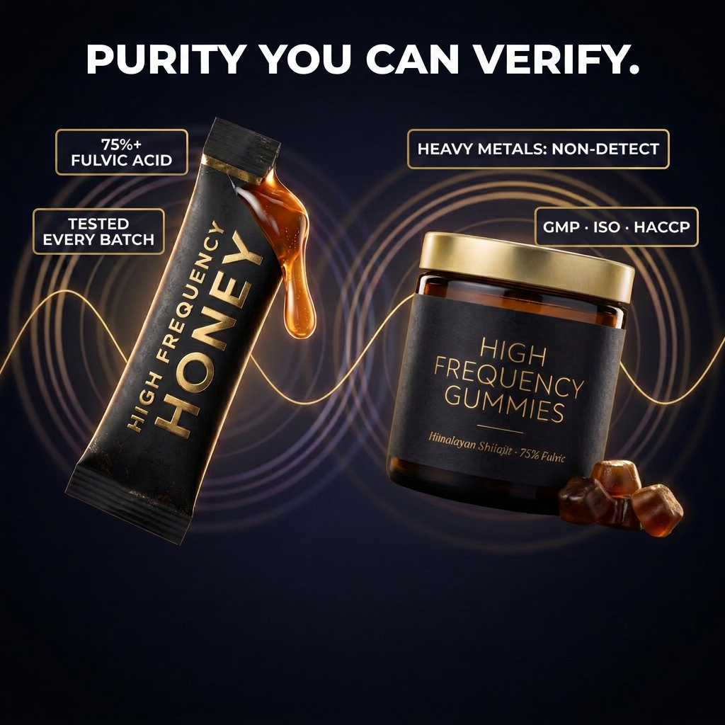 High Frequency Wellness Bundle: High Frequency Honey + Sacred Shilajit Multivitamins