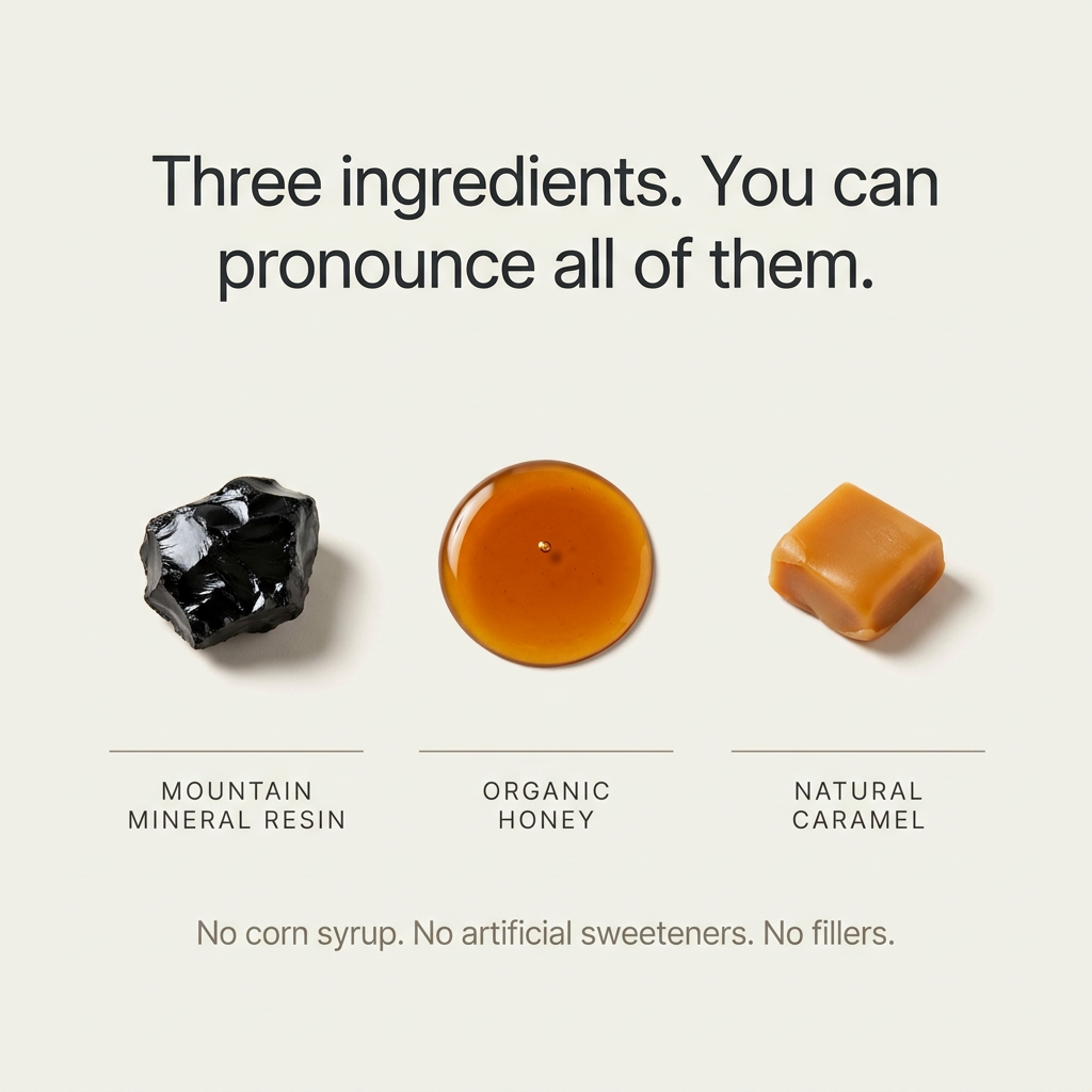 High Frequency Honey — Sacred Himalayan Shilajit Infused Mineral Honey Caramel Flavor Natural Honey Snack