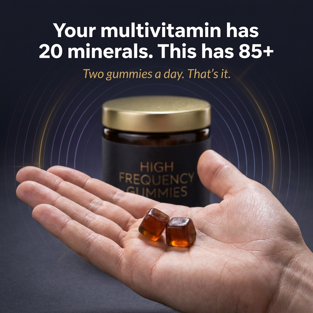 High Frequency Tamarind Multivitamin Gummies Infused with Sacred Shilajit
